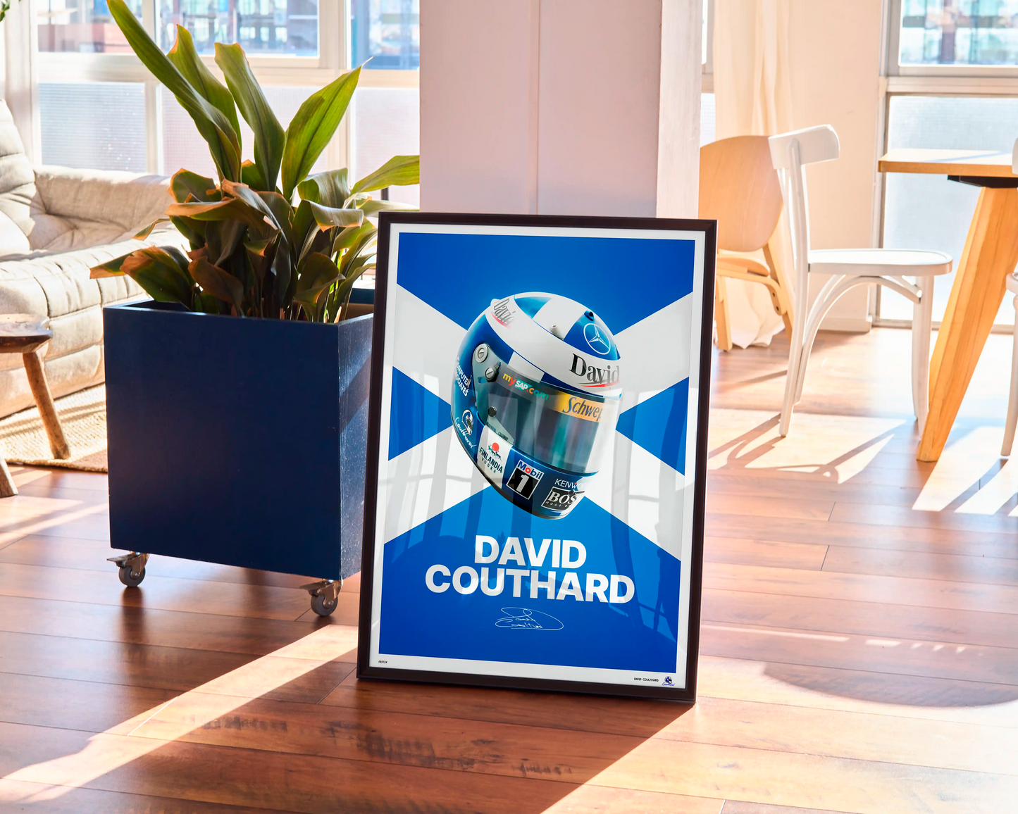 David Coulthard Helmet Poster