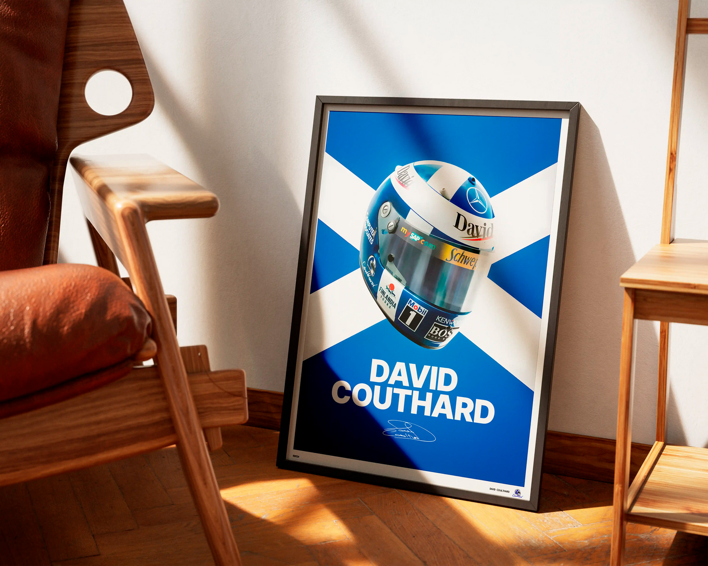 David Coulthard Helmet Poster