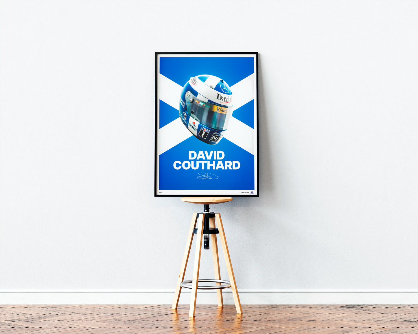 David Coulthard Helmet Poster