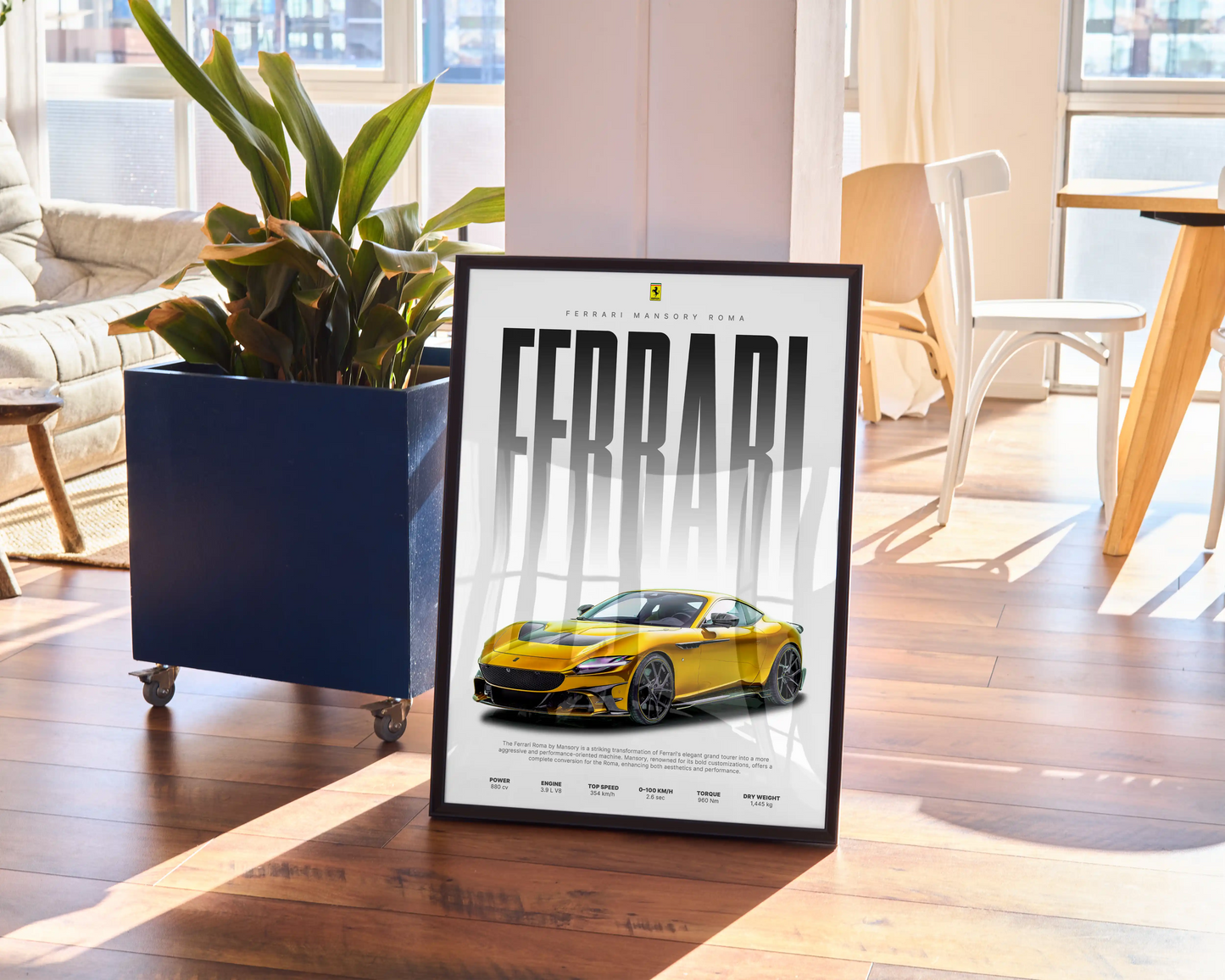 Ferrari Mansory Roma Poster