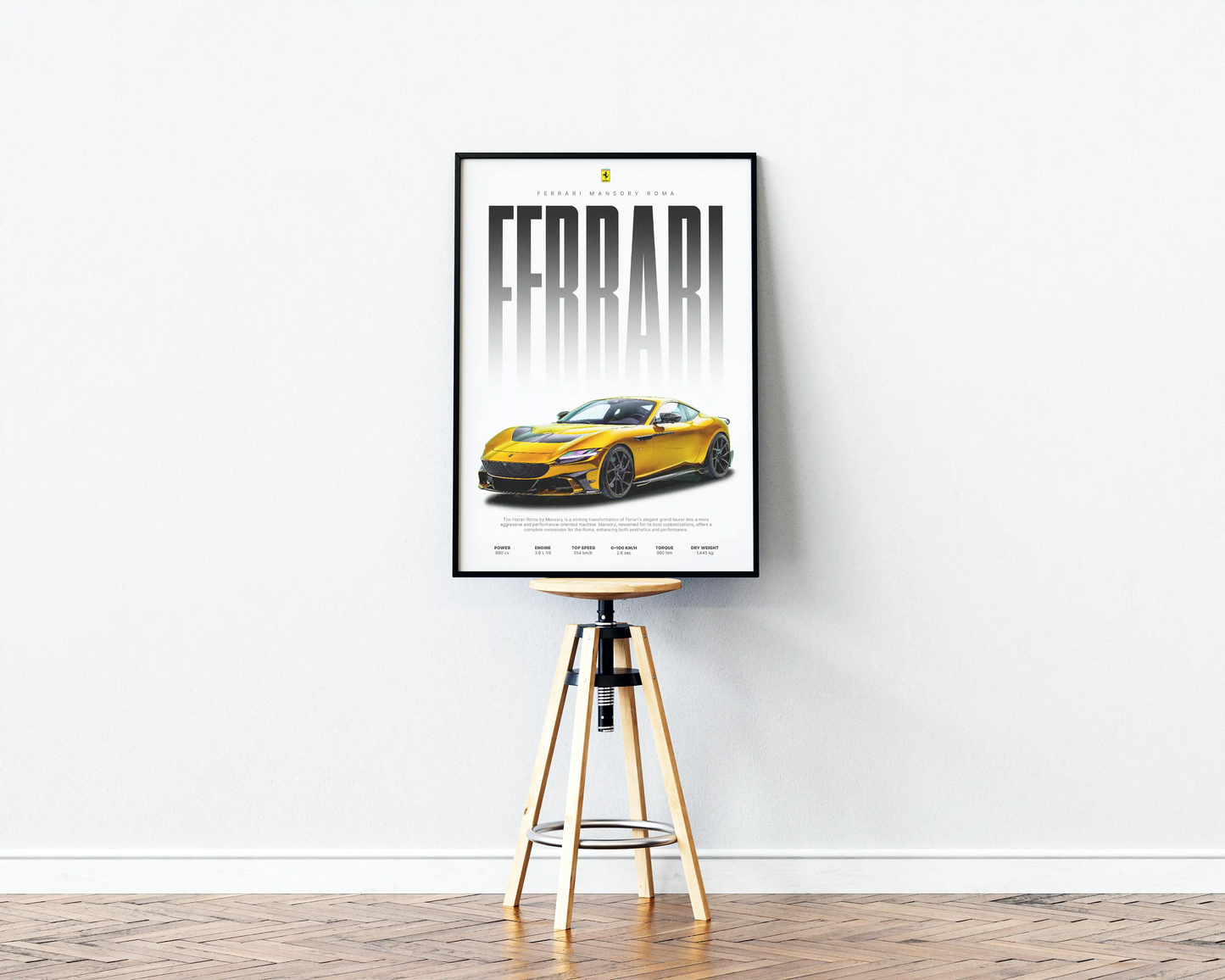 Ferrari Mansory Roma Poster