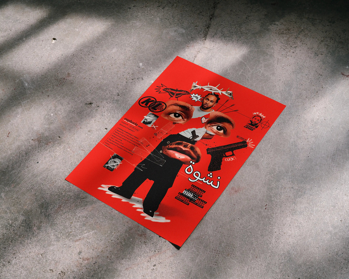 Kendrick Lamar Euphoria Poster