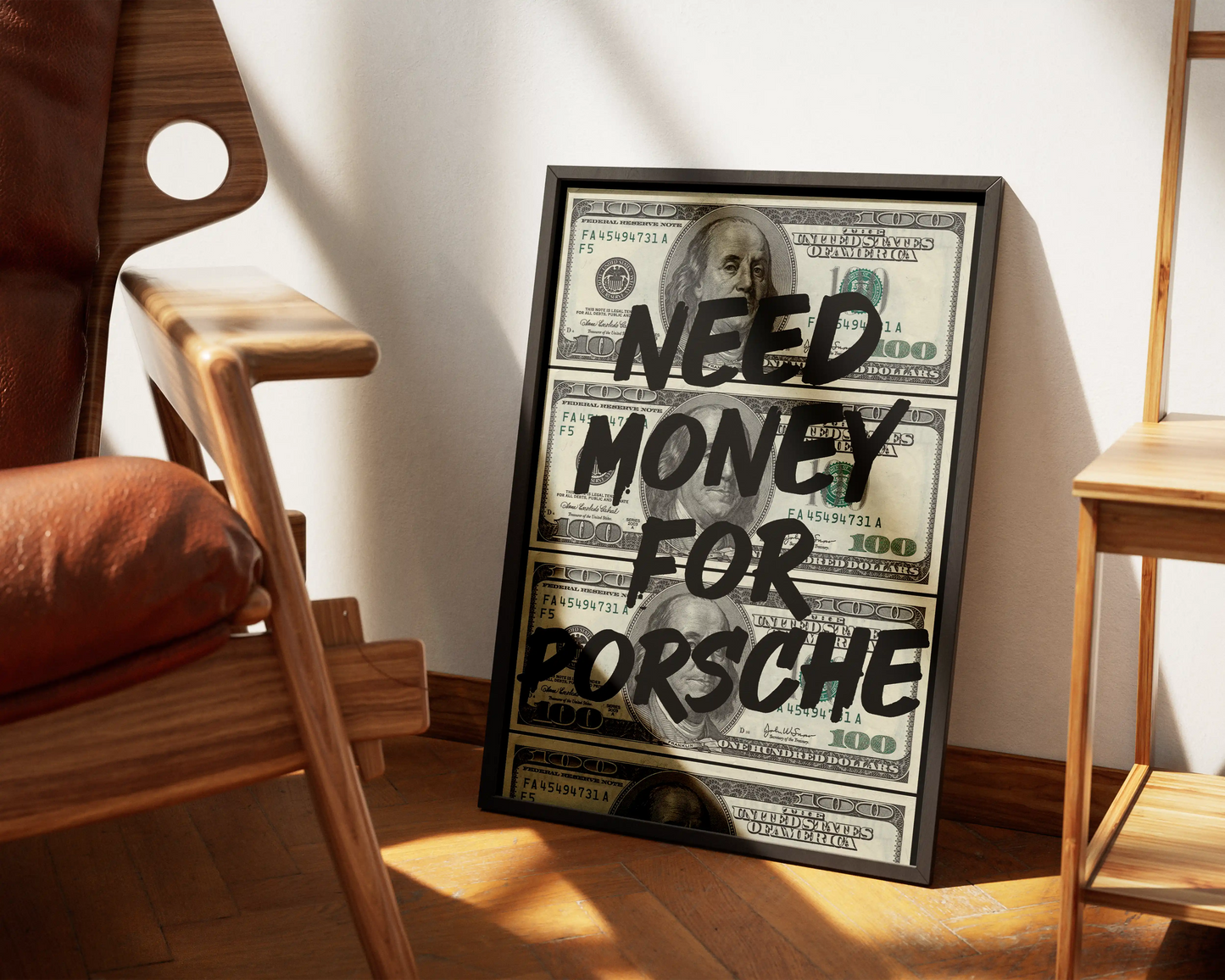 Need Money for Porsche Poster