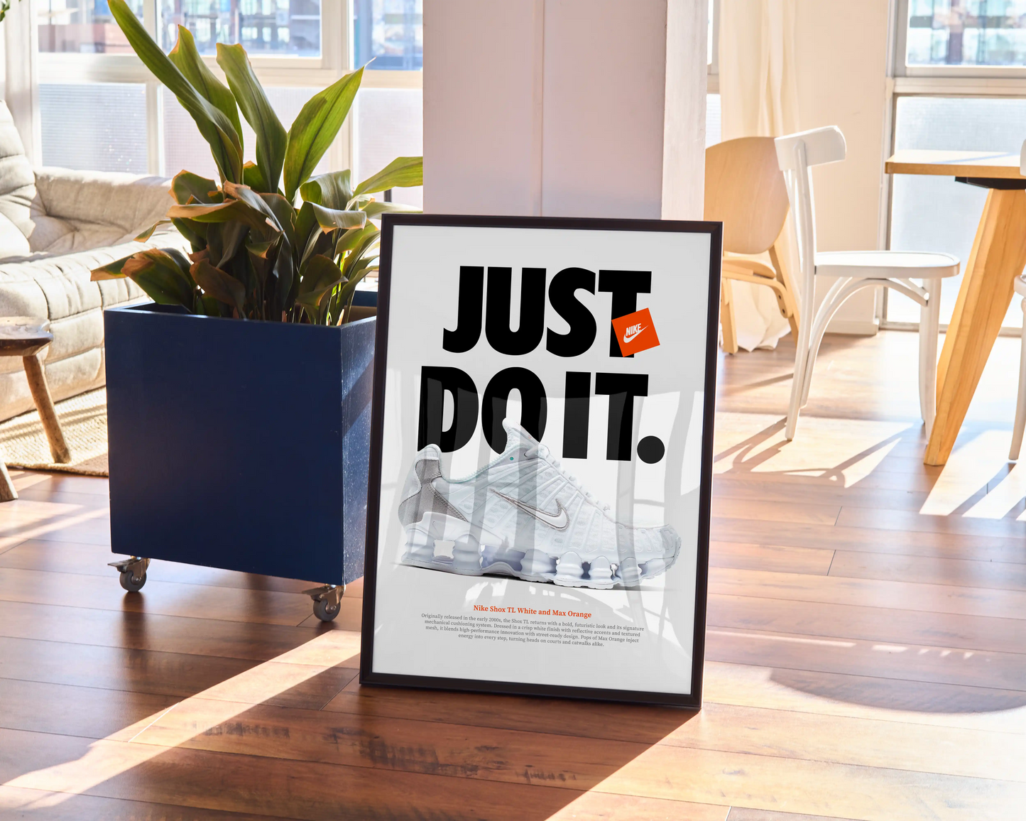 Nike Shox TL White Poster
