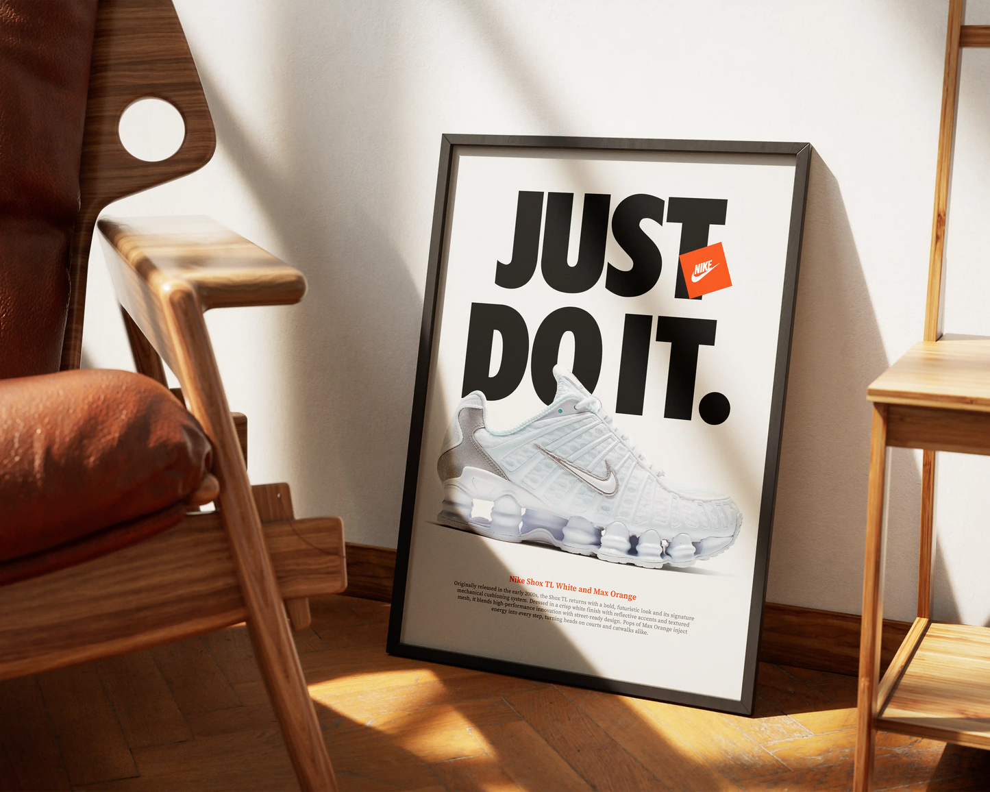Nike Shox TL White Poster