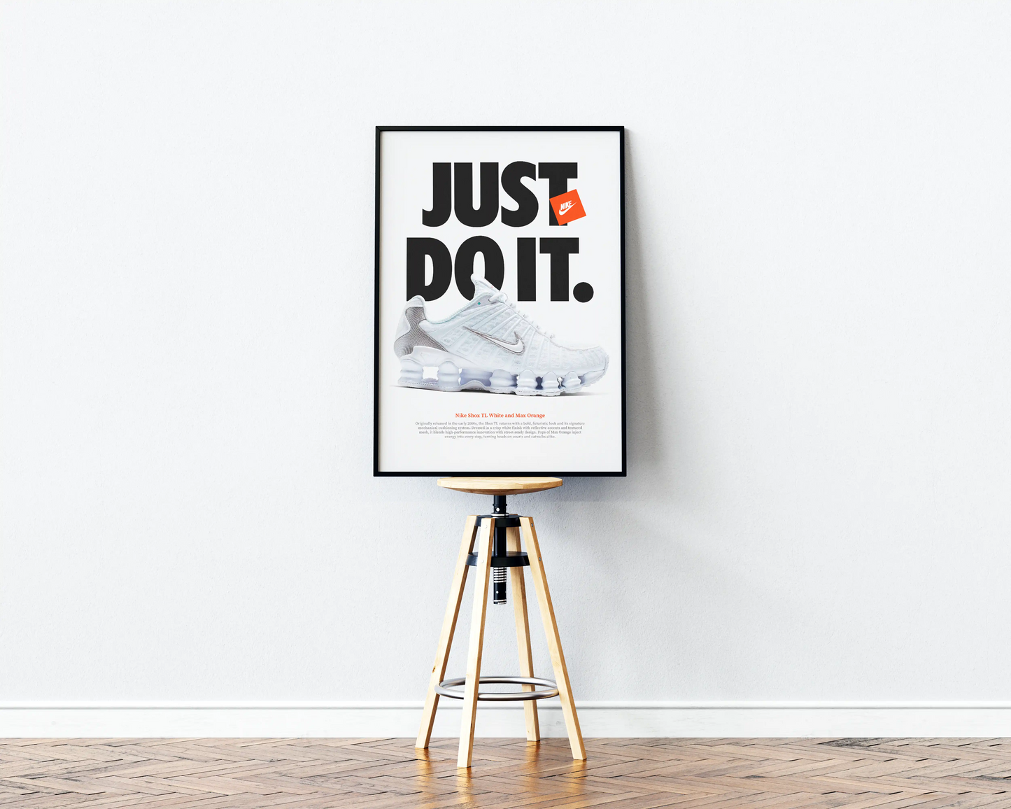Nike Shox TL White Poster