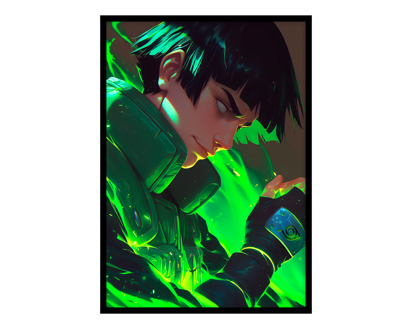 Rock Lee Eight Gates Poster