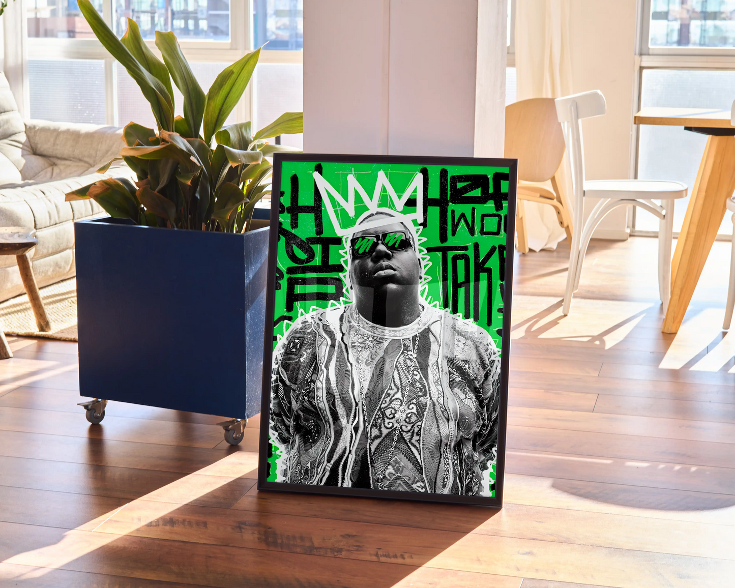 The Notorious B.I.G Neon Poster