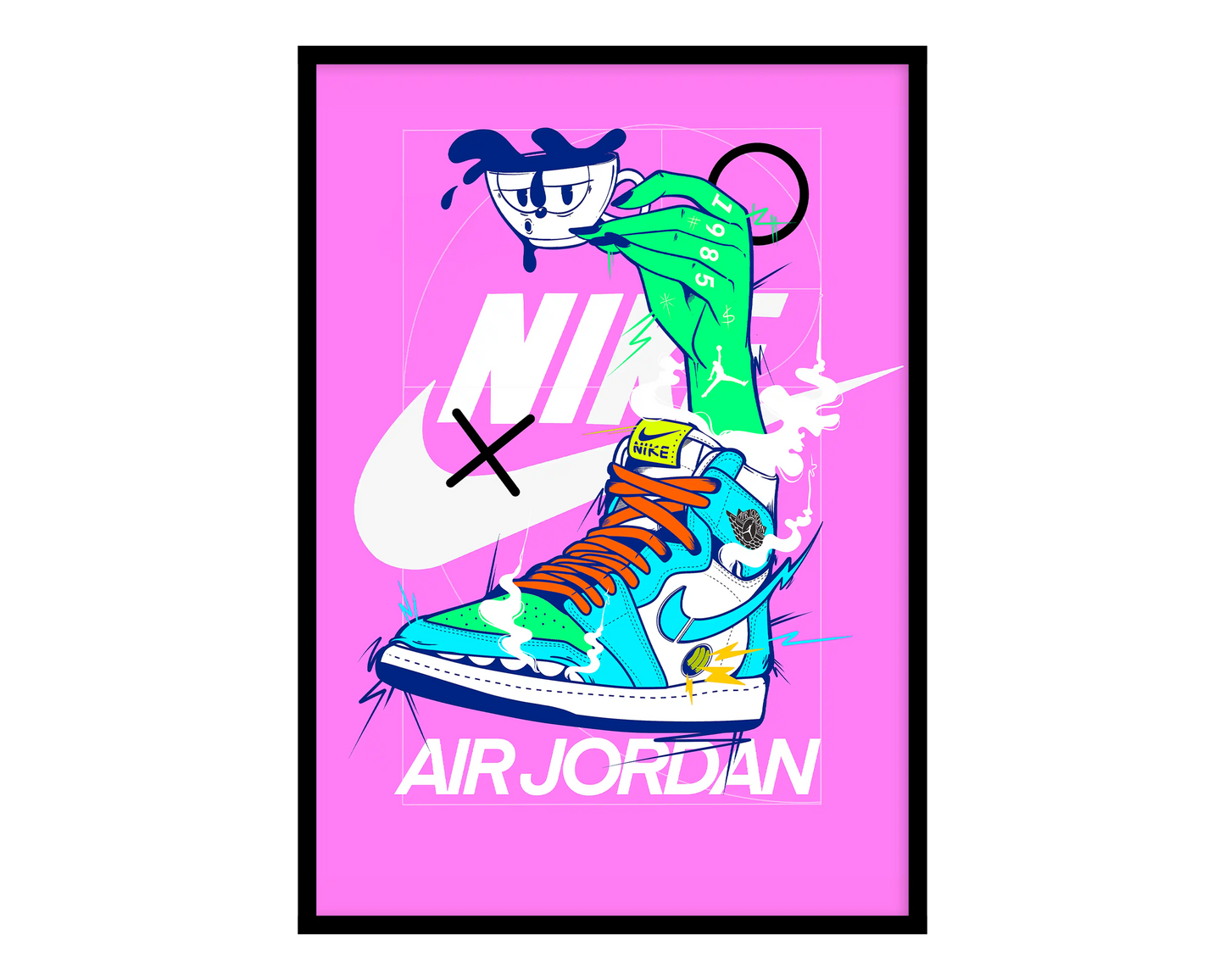 1985 Nike Air Jordan Poster