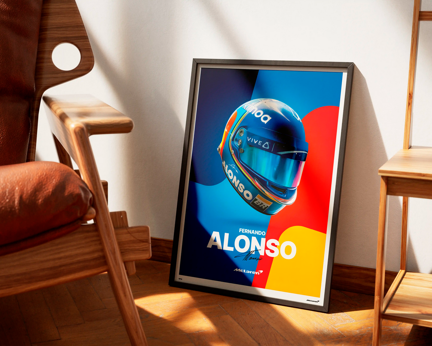 Fernando Alonso Helmet Poster