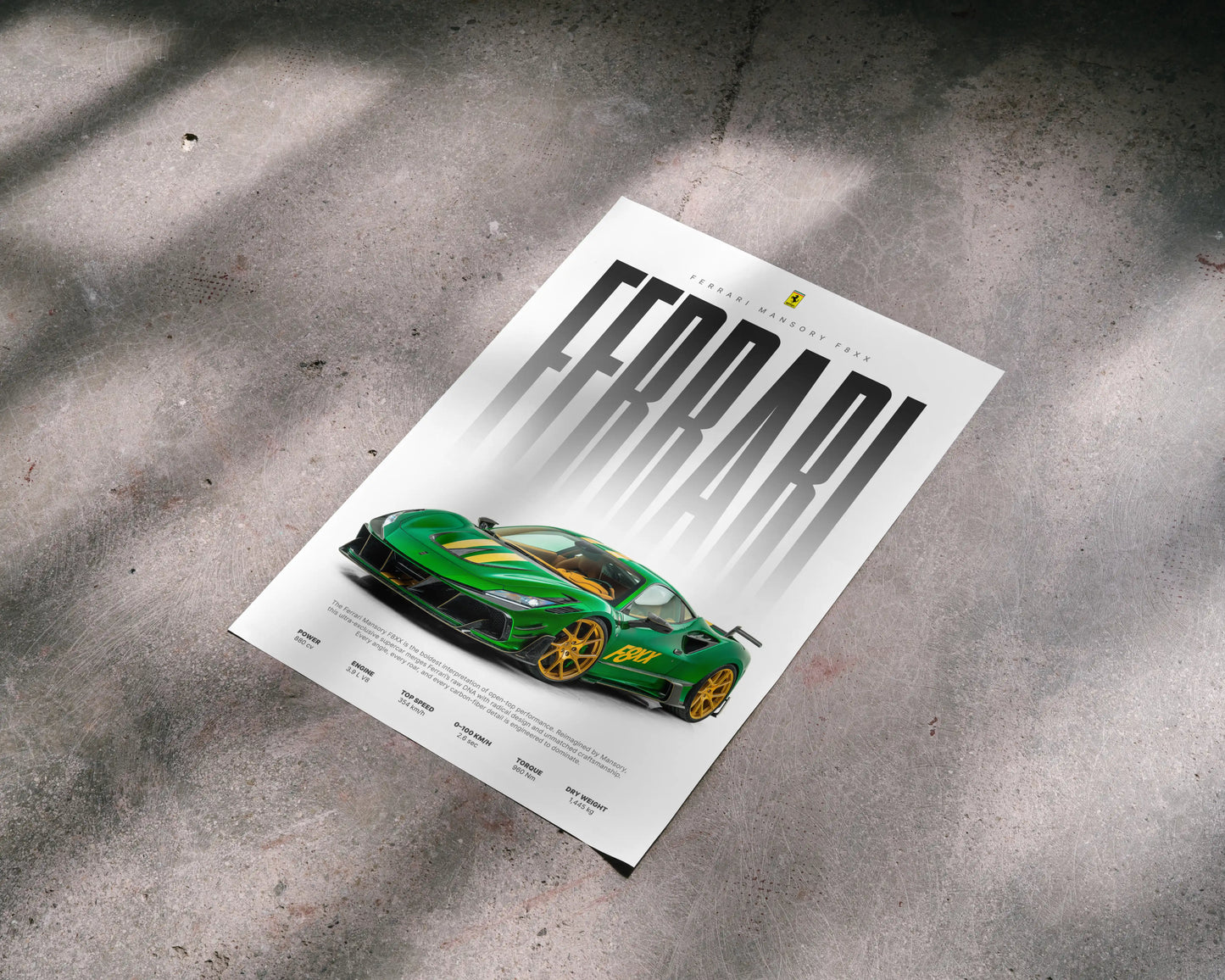 Ferrari Mansory F8XX Poster