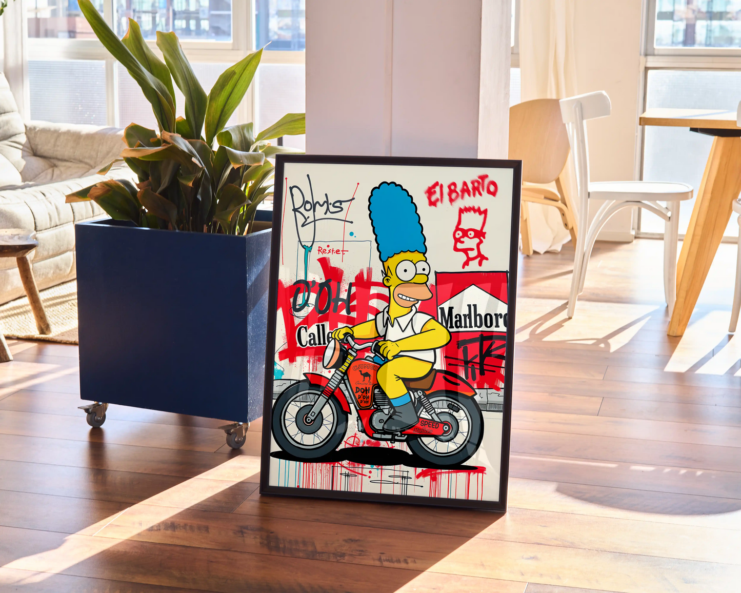Homer El Barto Poster