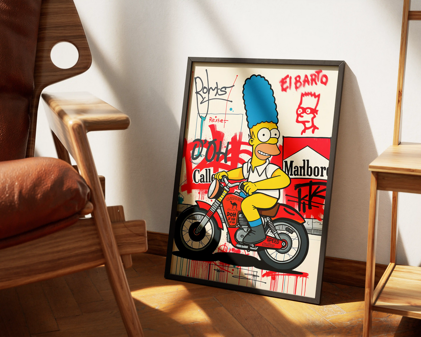 Homer El Barto Poster