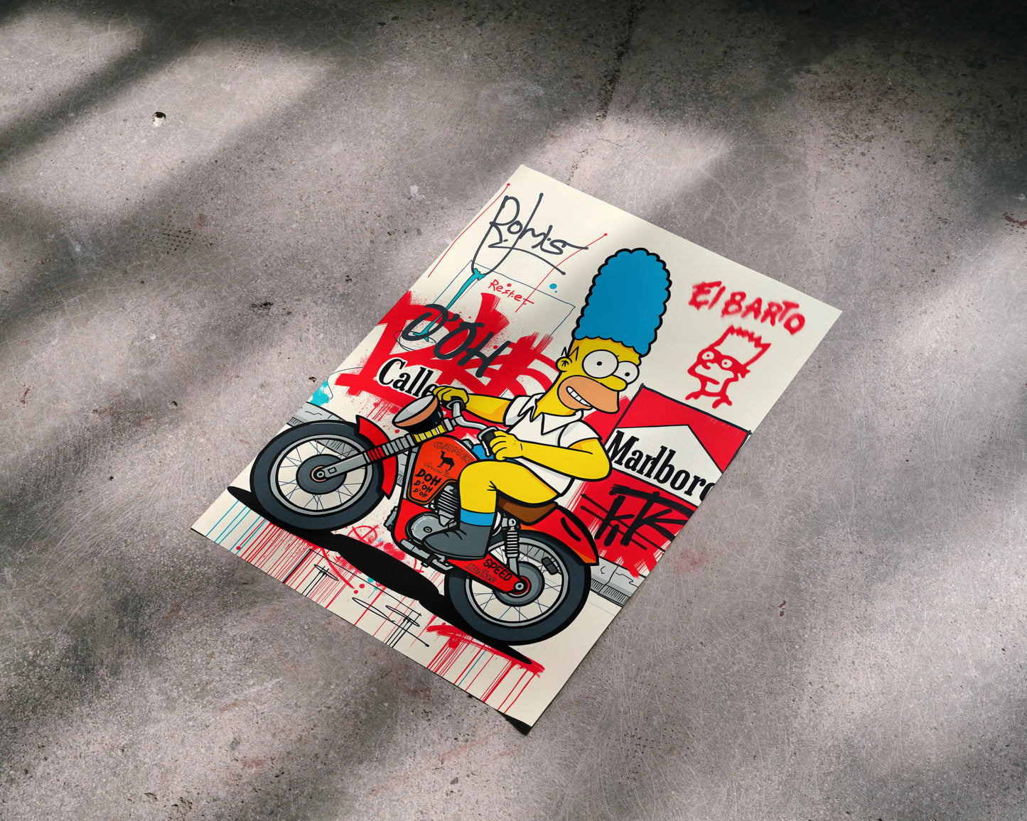 Homer El Barto Poster