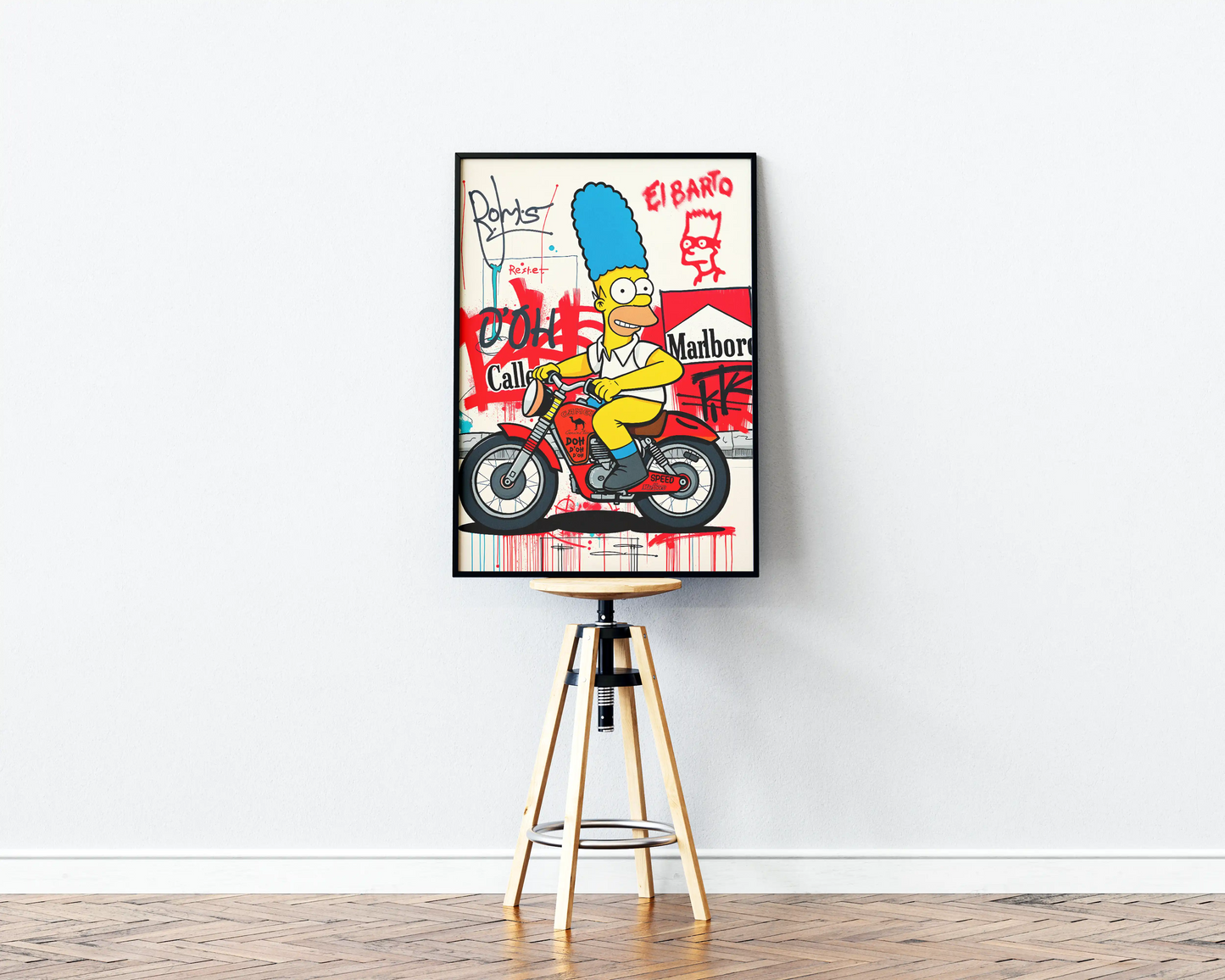 Homer El Barto Poster