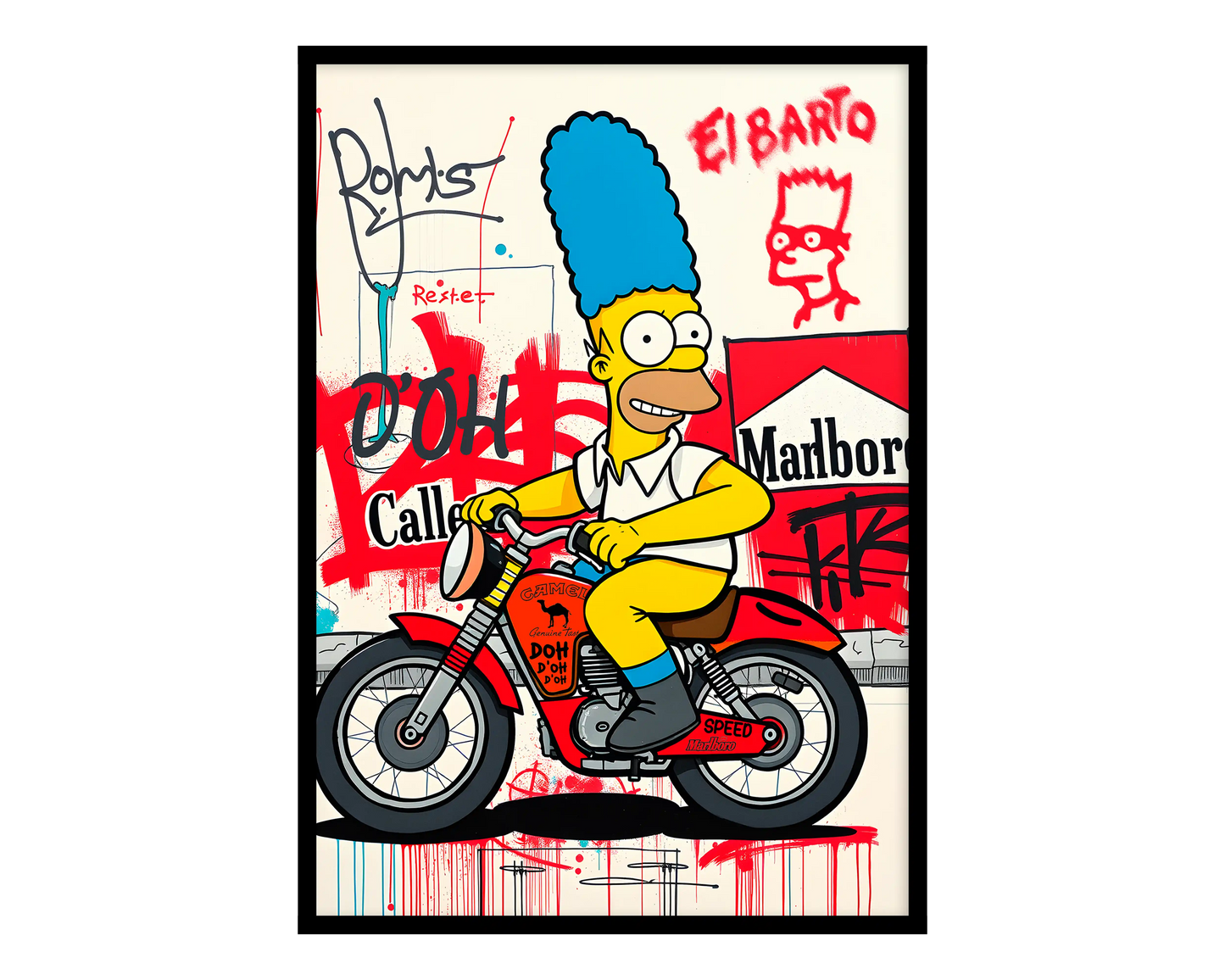 Homer El Barto Poster