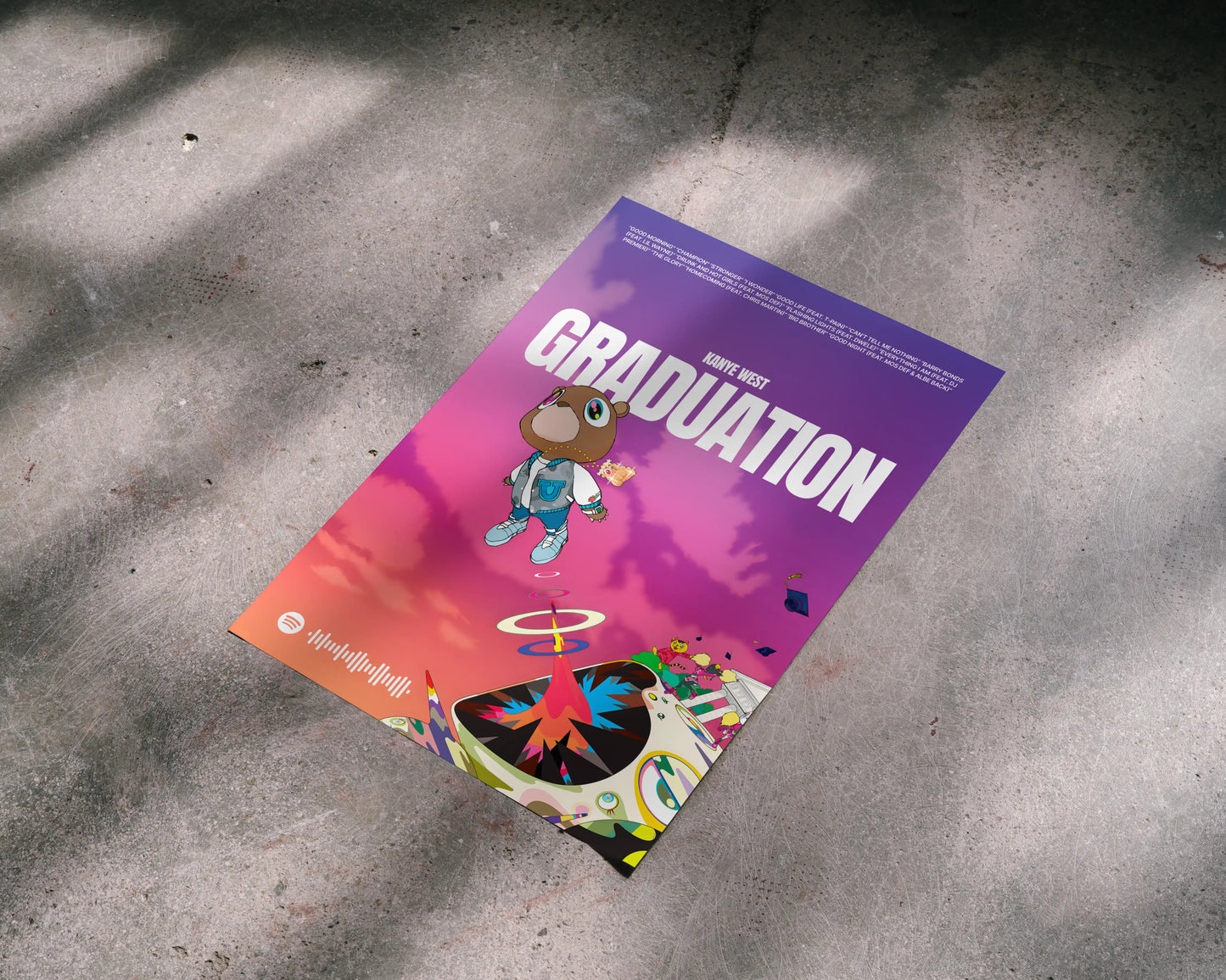 Kanye West Graduation Poster