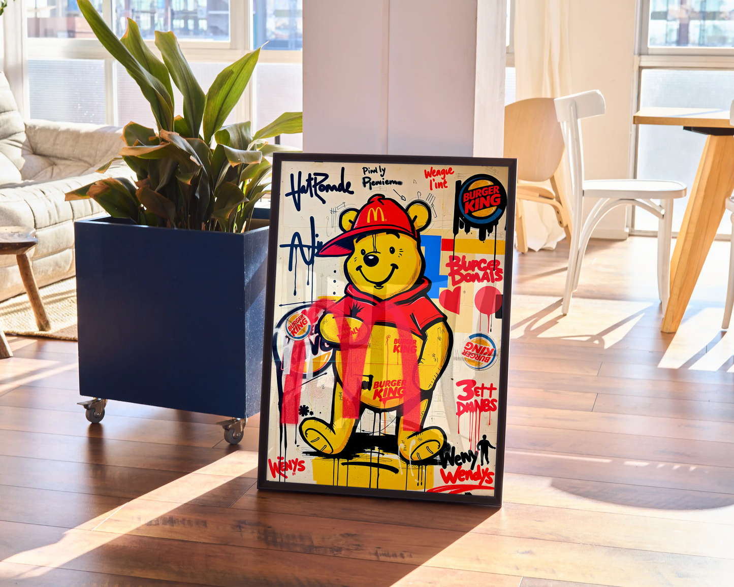 Pooh The King Poster