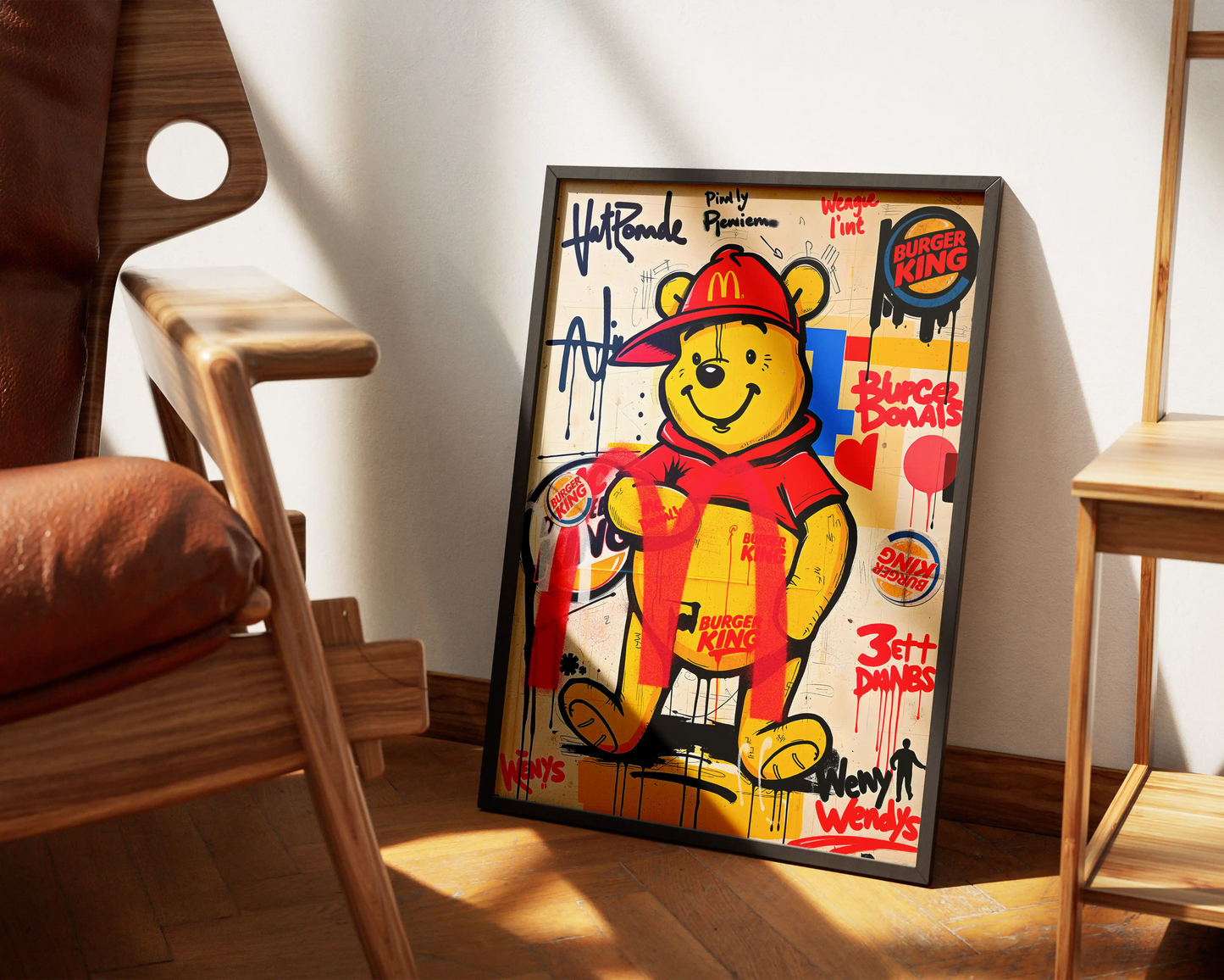 Pooh The King Poster