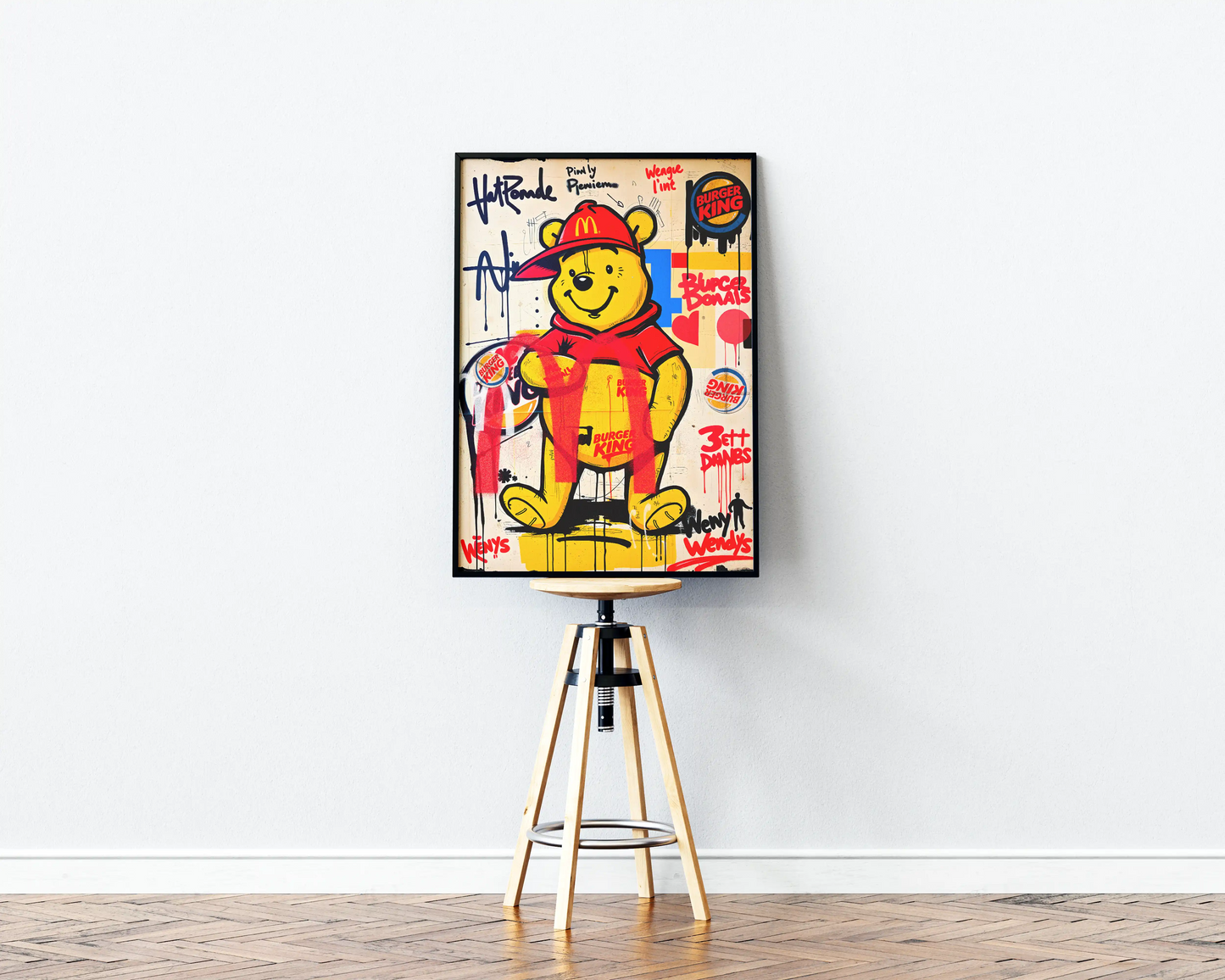 Pooh The King Poster