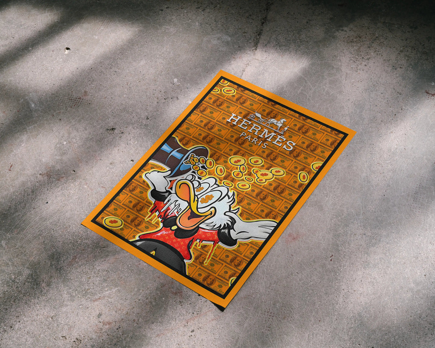 Scrooge Money Drip Poster