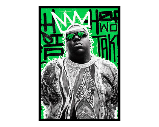 The Notorious B.I.G Neon Poster