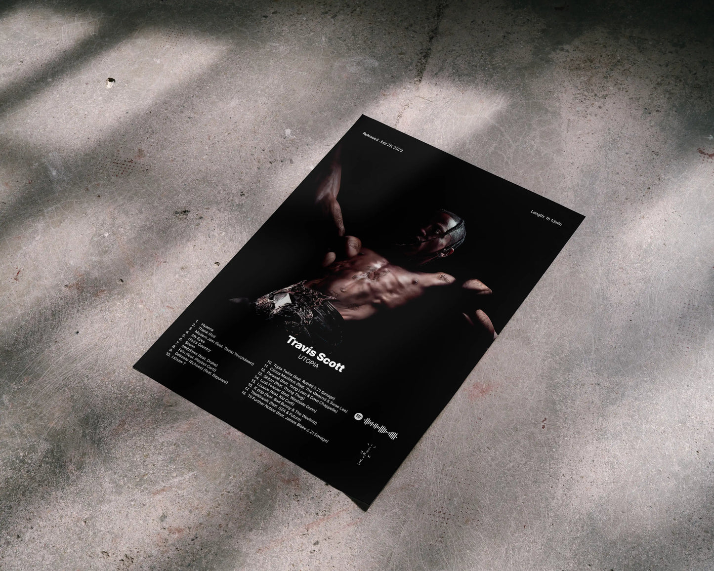 Travis Scott Utopia Poster