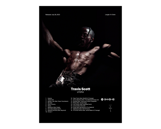 Travis Scott Utopia Poster